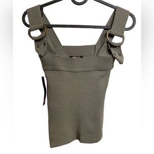 OGO Khaki Knit Sweater Tank